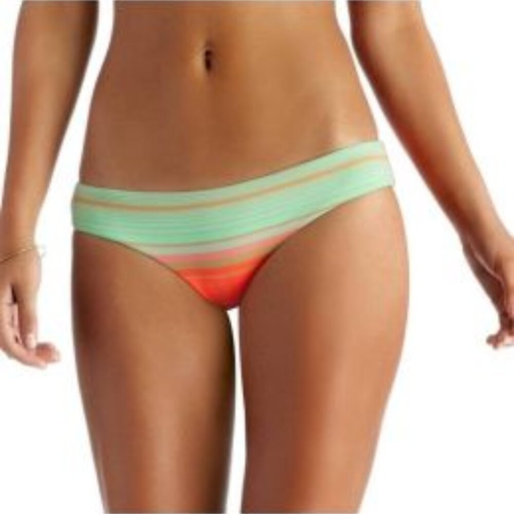 Vitamin A Swimsuit Giselle Hipster Bikini Bottom in St. Maarten Stripe